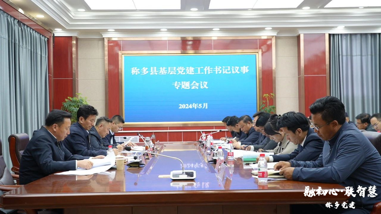 称多县基层党建工作书记议事专题会议召开
