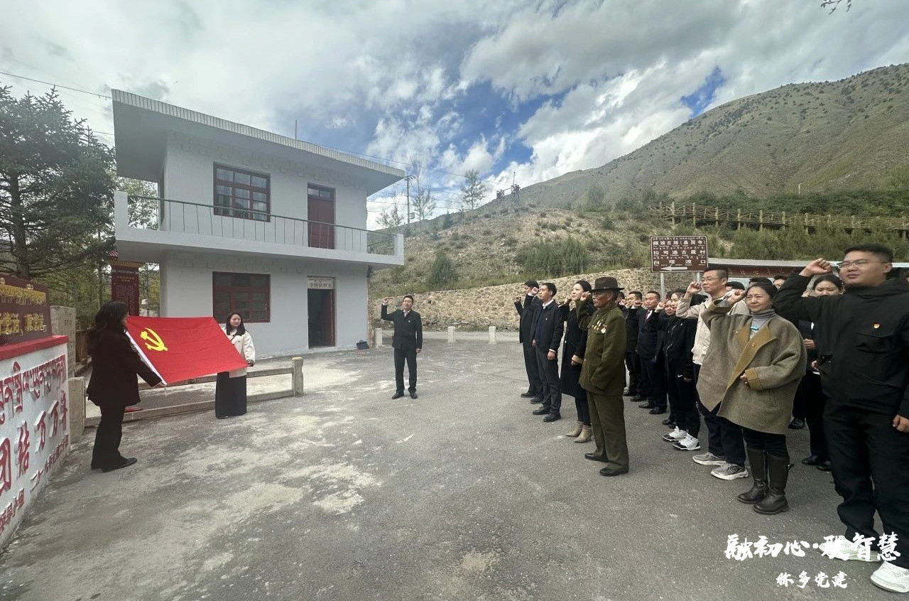 玉树州委第一巡察组临时党支部与称多县纪委监委、称多县委组织部、称多县委宣传部党支部全体党员开展联合主题党日活动
