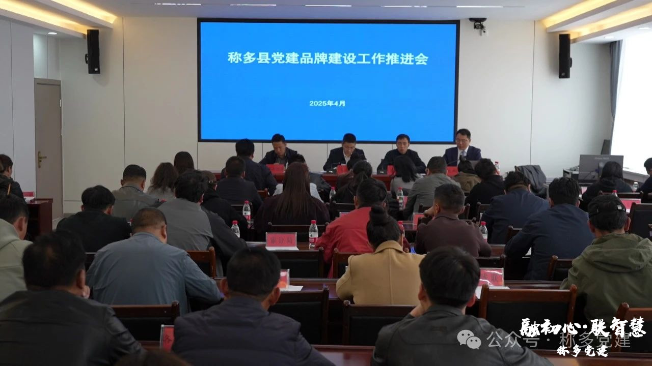 称多县召开党建品牌建设工作推进会暨培训会议