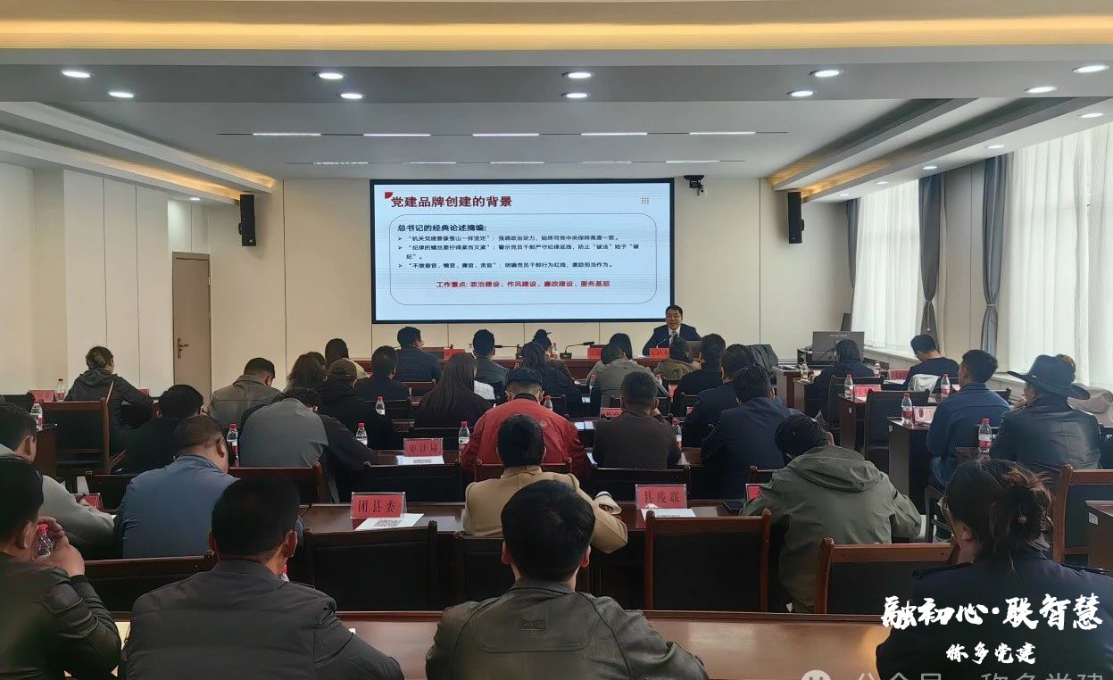 称多县召开党建品牌建设工作推进会暨培训会议